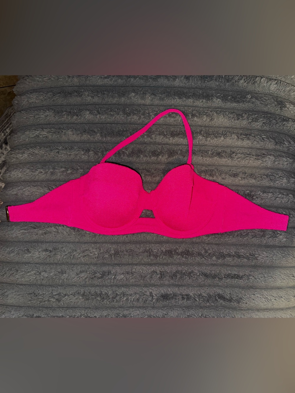 Shade & Shore Vibrant Hot Pink Padded Bra
